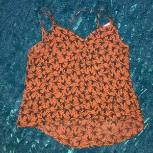 Spaghetti strap wrap top